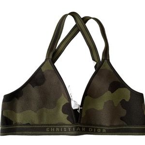 Dior camo bra top